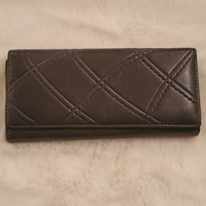 Gray Leather Wallet